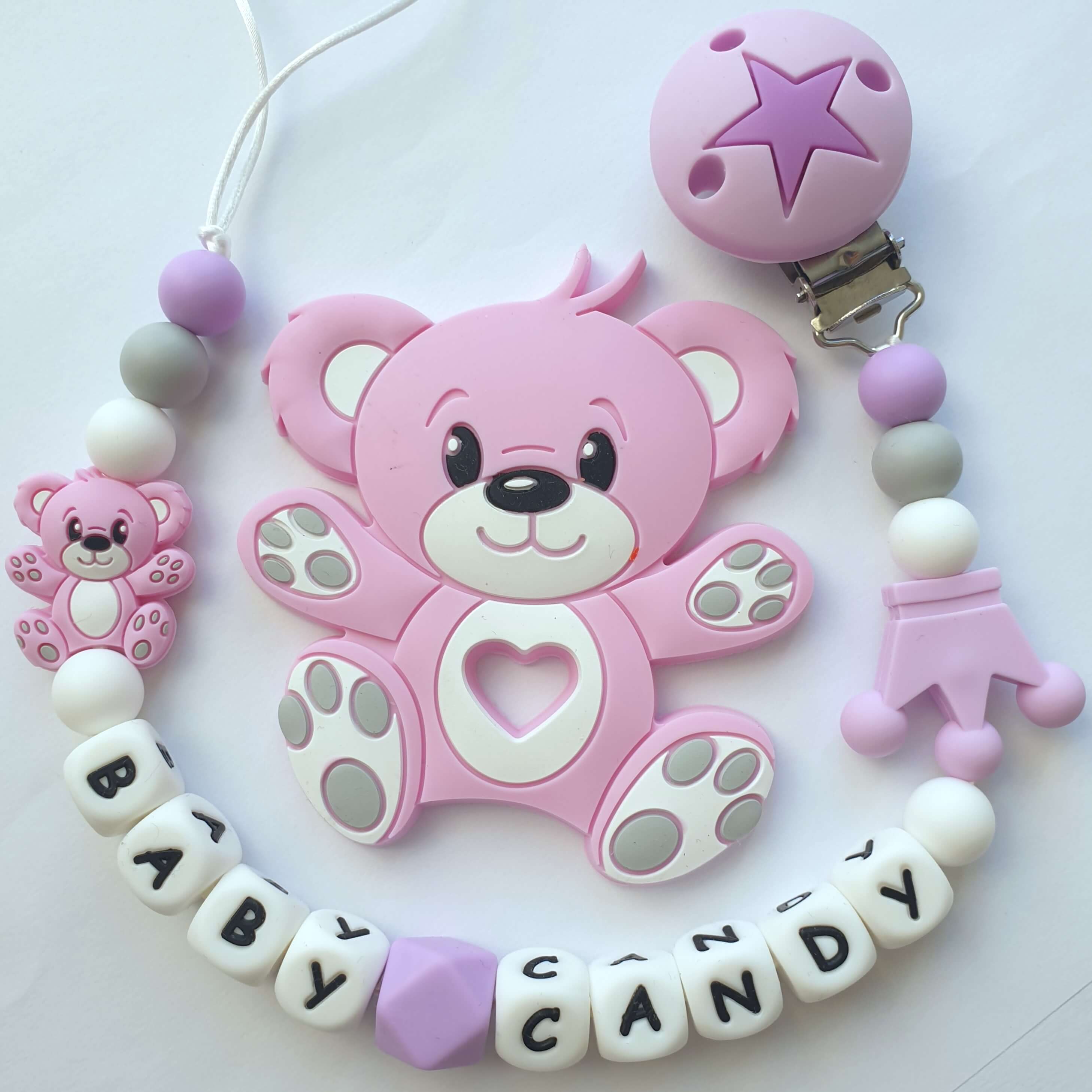 Baby Candy čiulptuko laikiklis ir kramtukas