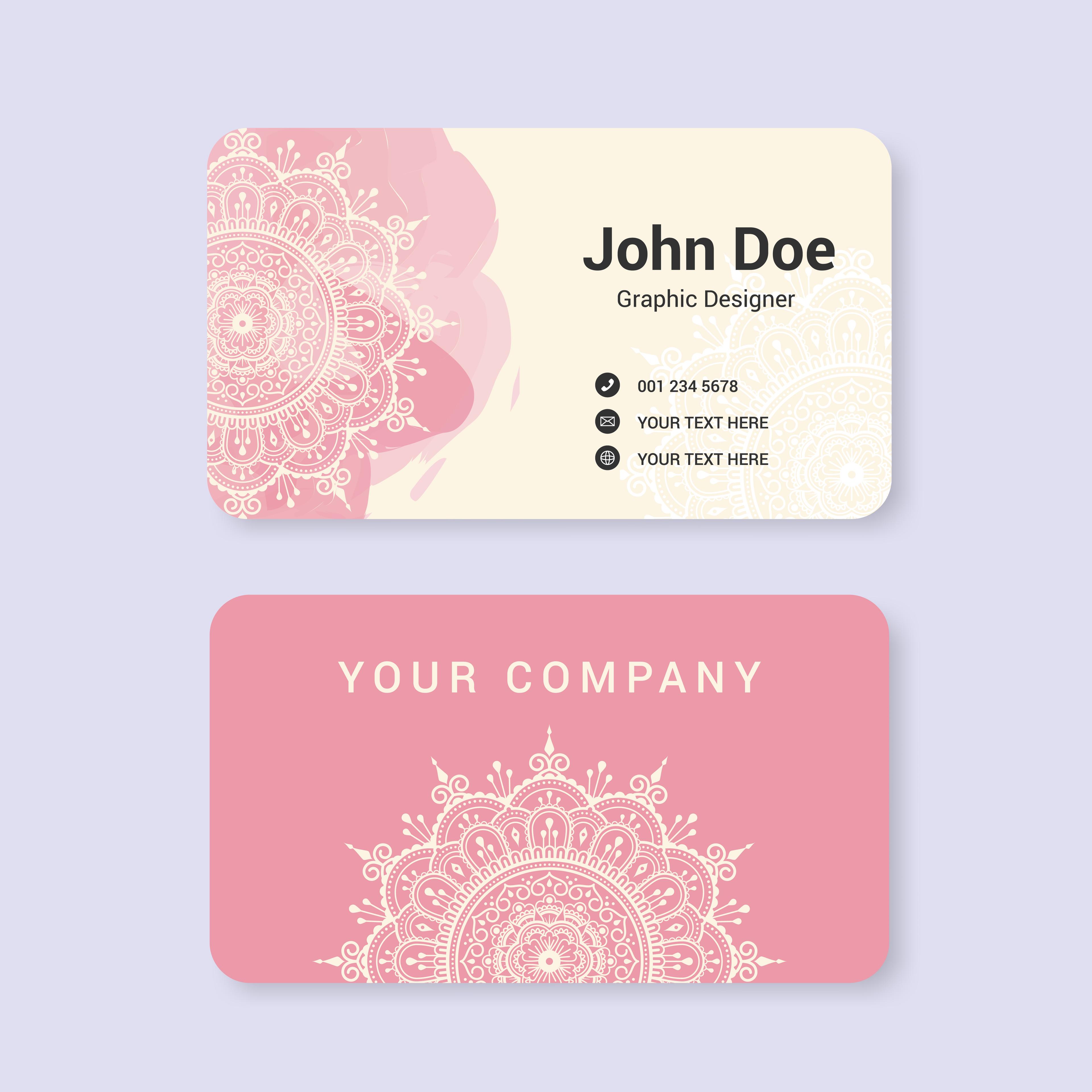 Visiting Card (Template Based)