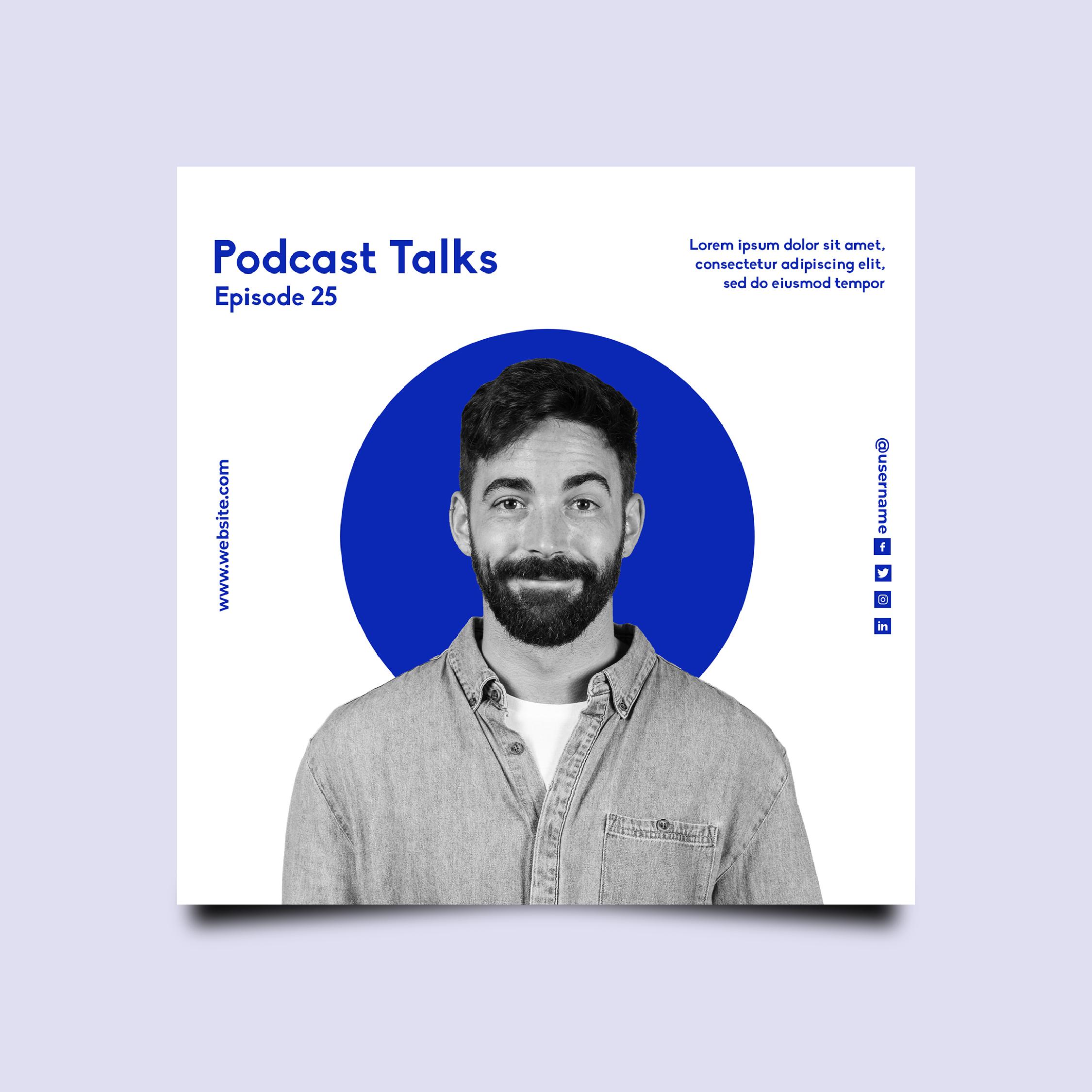 Podcast Thumbnail (Template Based)