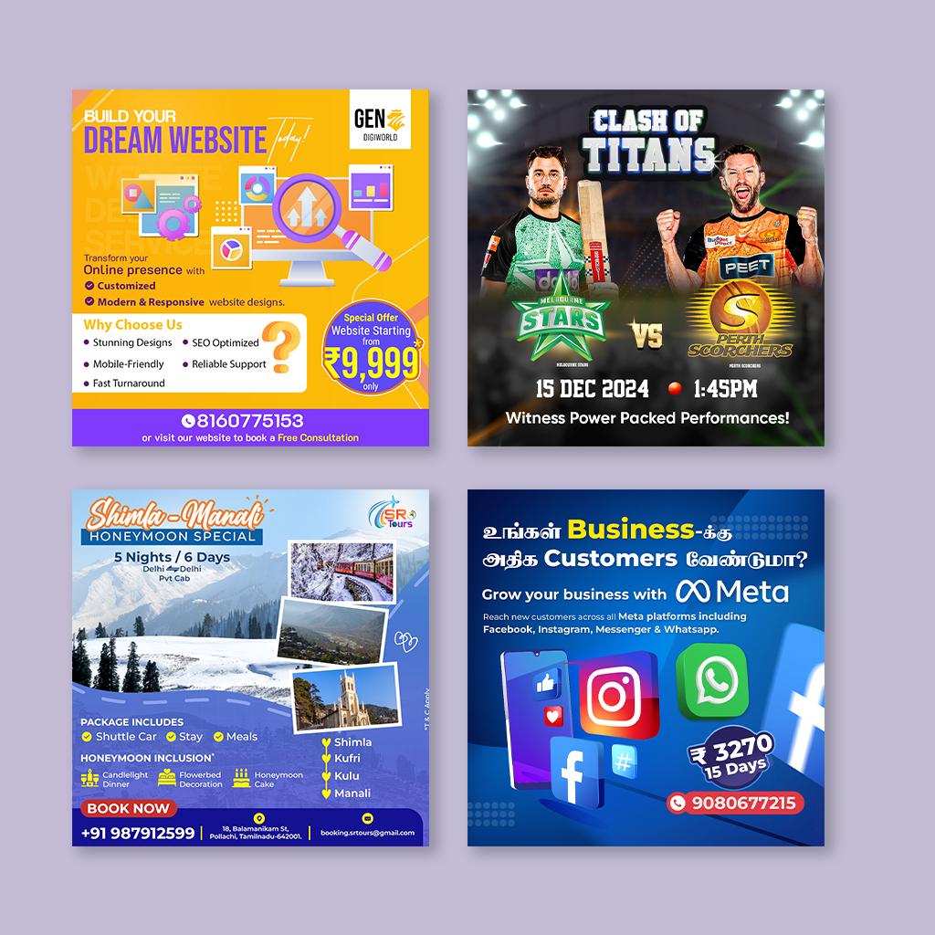 Social Media Post (Template Based)