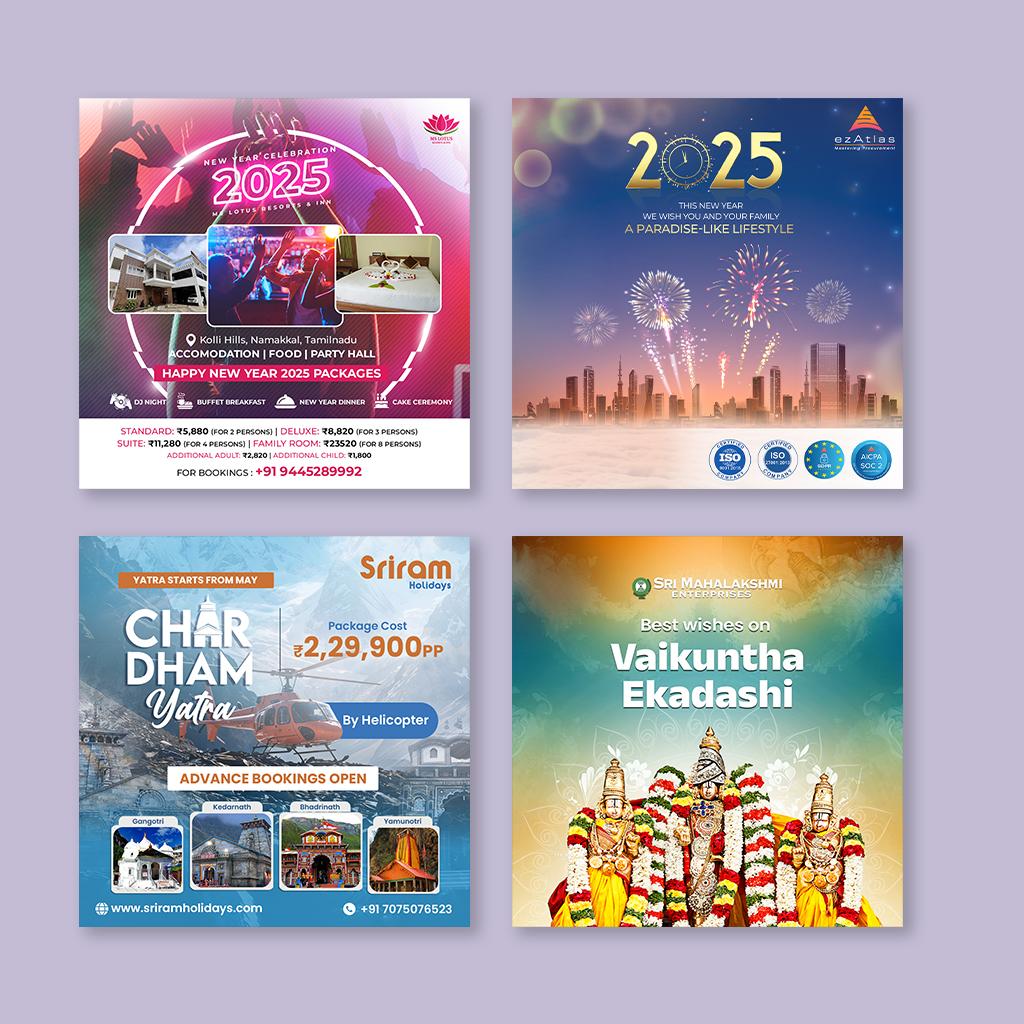 Social Media Creatives (15 Posts)