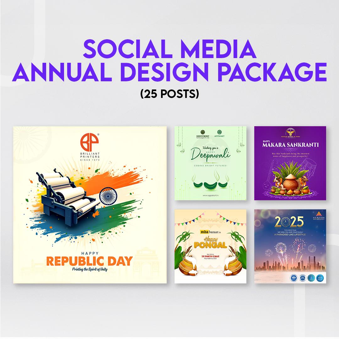 Social Media Annual Design Package