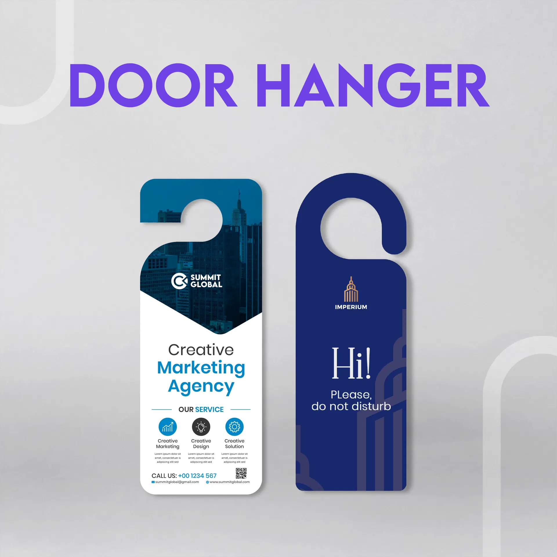 Door Hanger Design