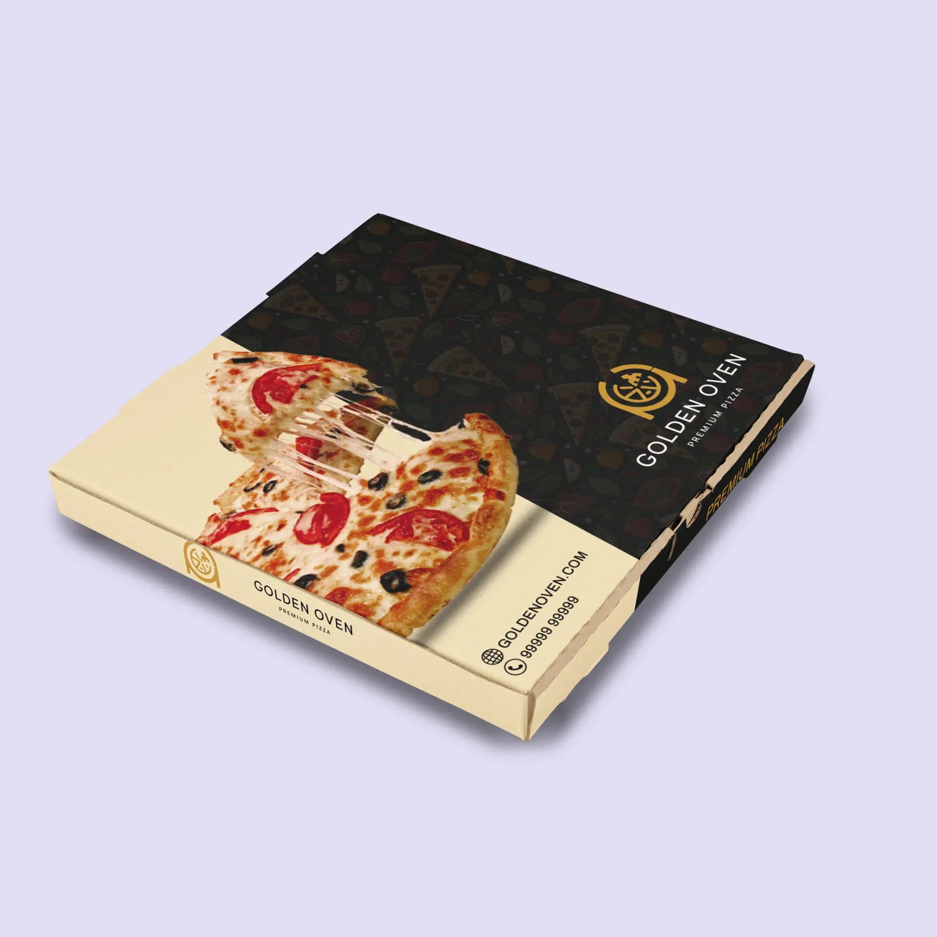 Pizza Box Packaging Design