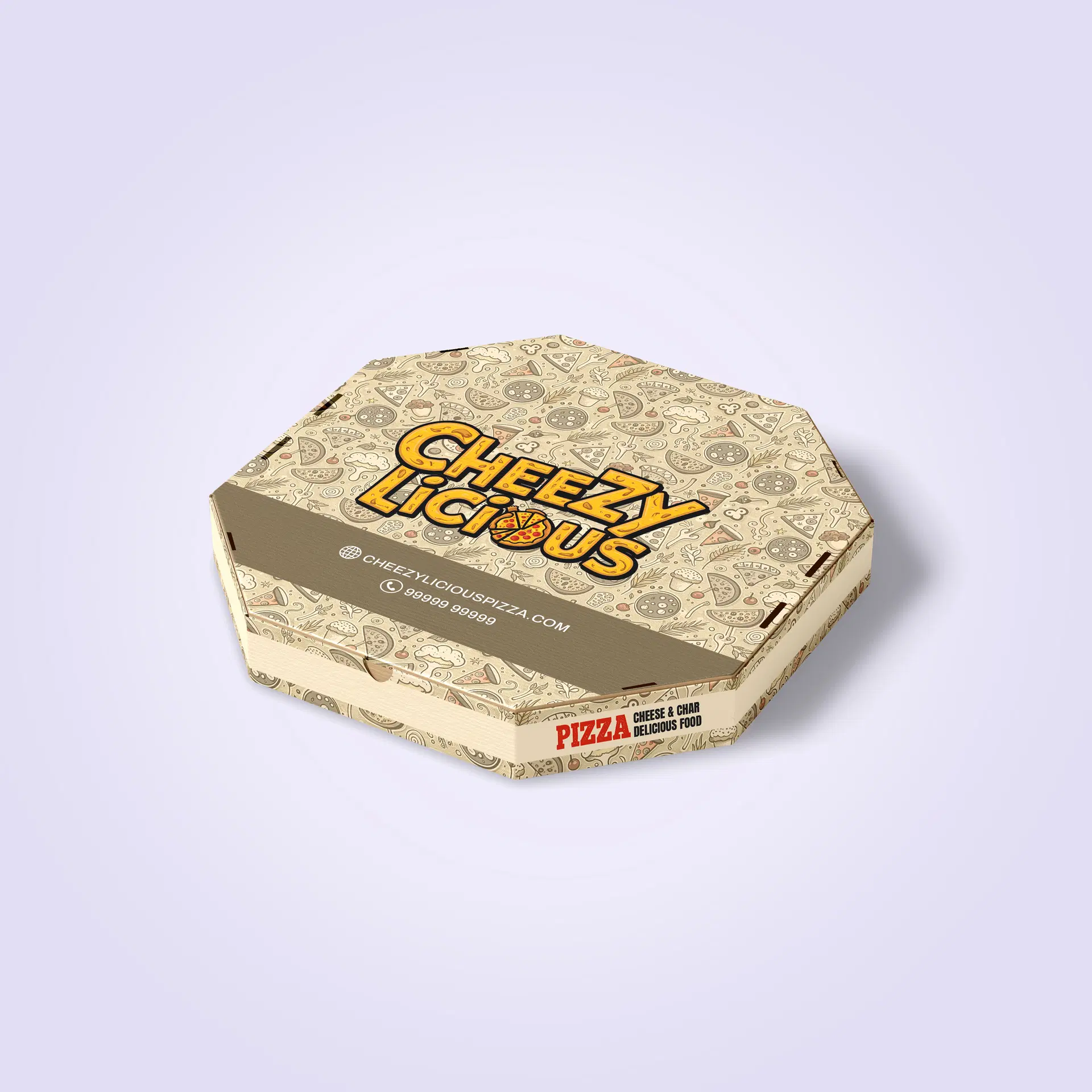Pizza Box Packaging Design