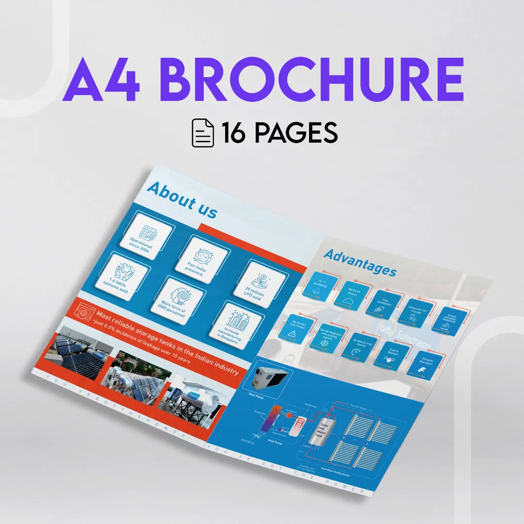 Custom A4 Brochure Design (16 Pages)