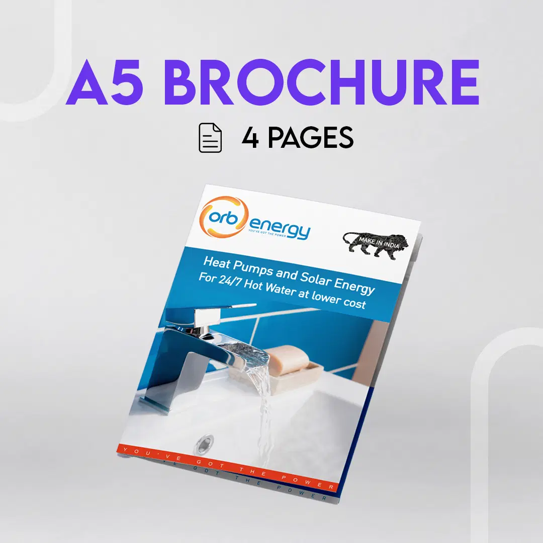 Custom A5 Brochure Design (4 Sides/Bi-fold)