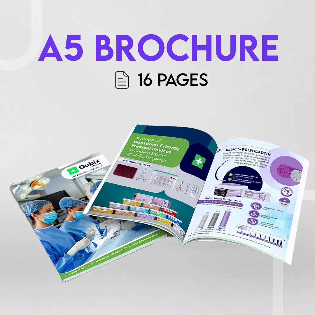 Custom A5 Brochure Design (16 pages)