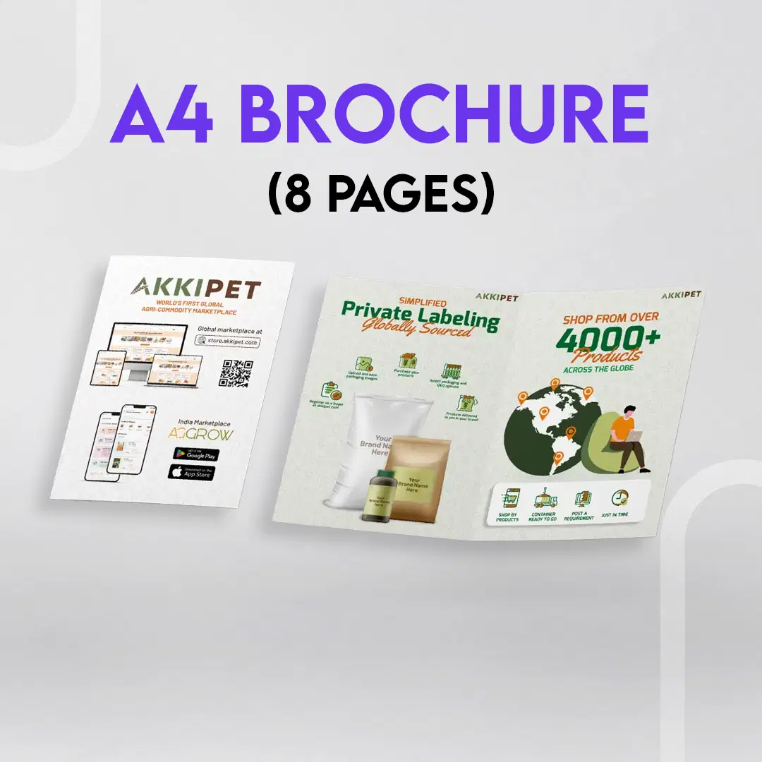 Custom A4 Brochure Design (8 Pages)