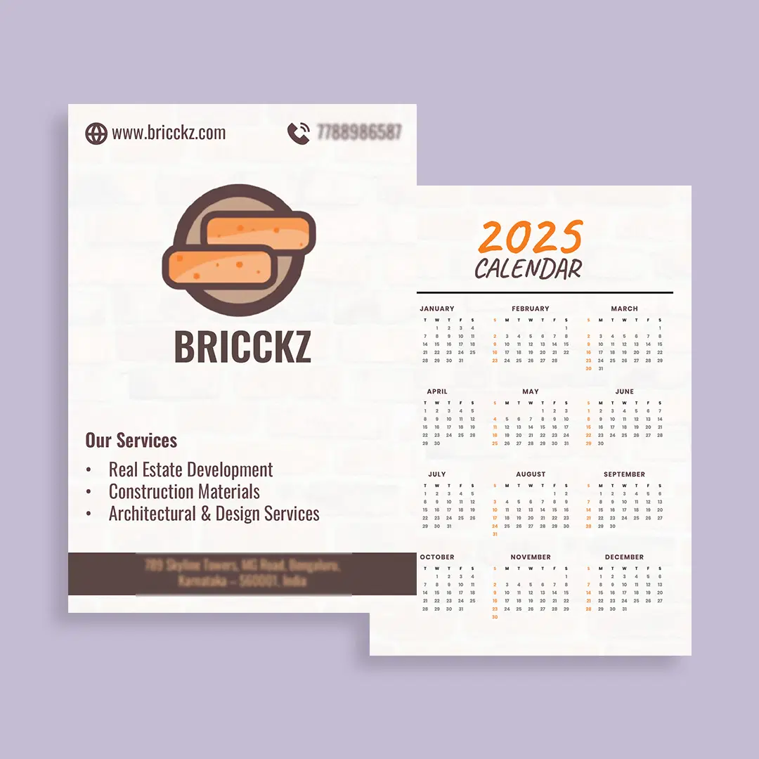 Pocket Calendar Design