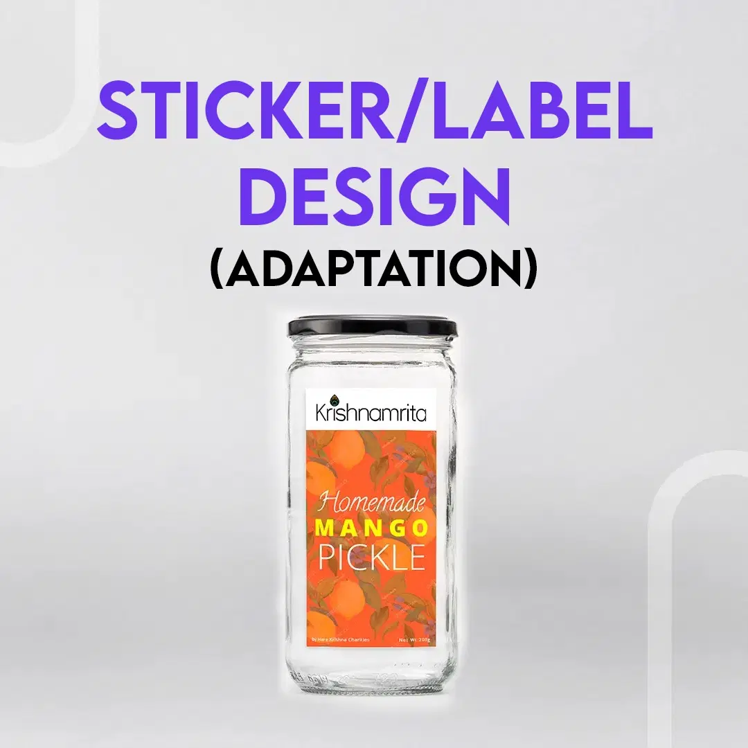 Sticker/Label Design (Adaptation)