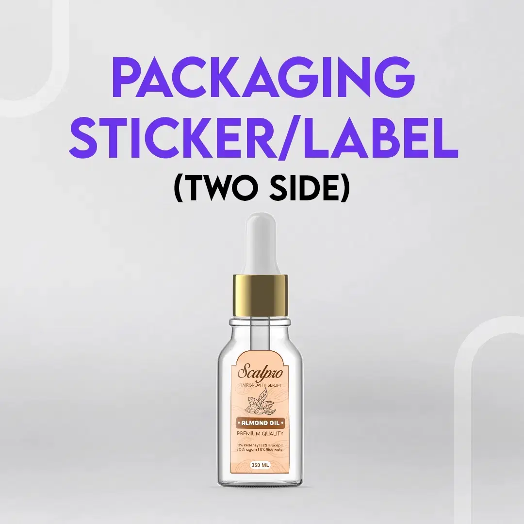 Packaging Sticker/Label (Two Sides)