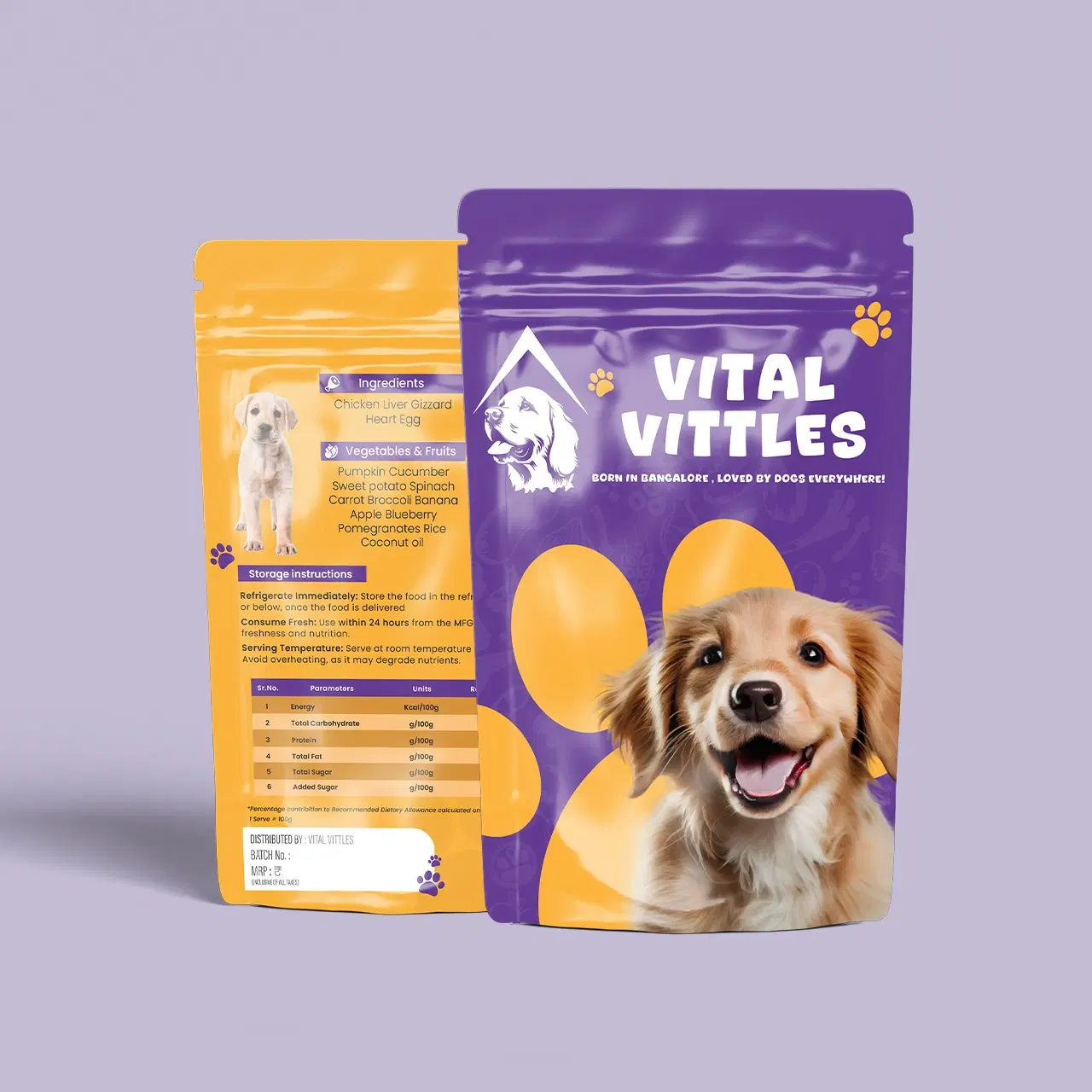 Packaging Sleeve/Pouch (One Side)