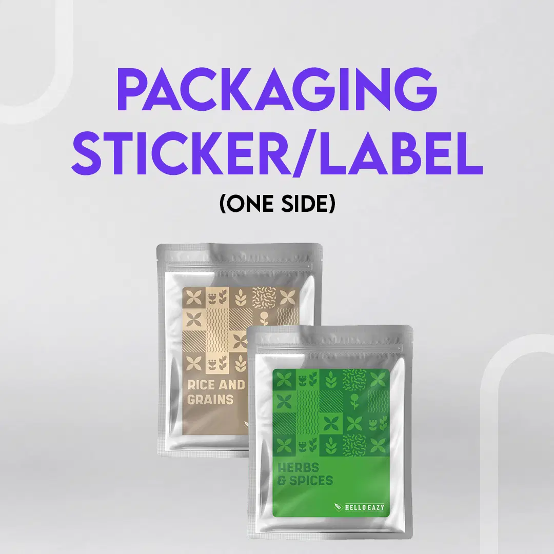 Packaging Sticker/Label (One Side)
