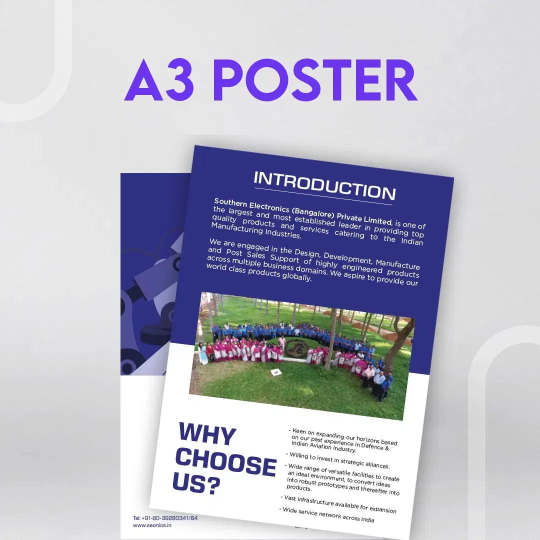 Custom A3 Poster Design