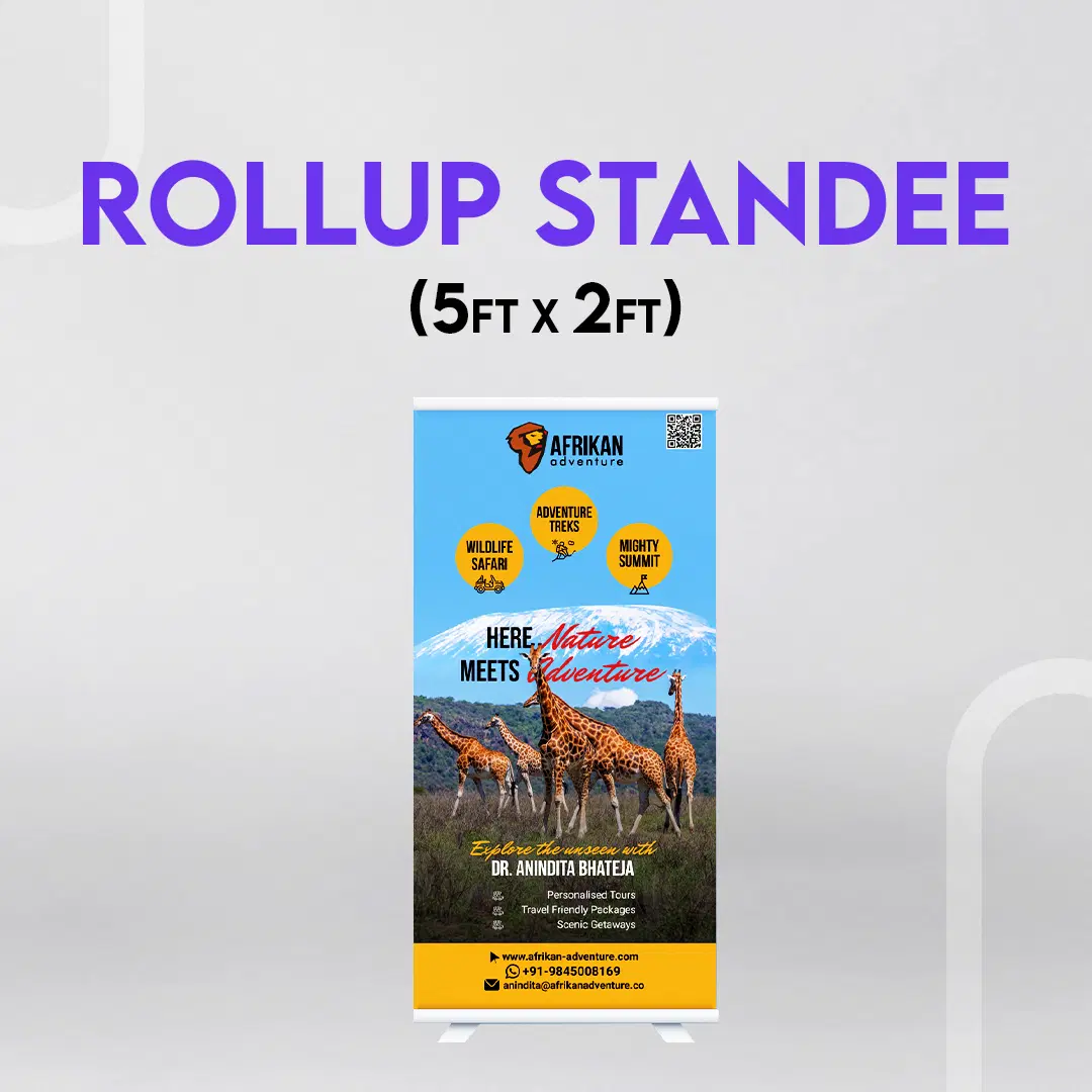 Custom Rollup Standee Design