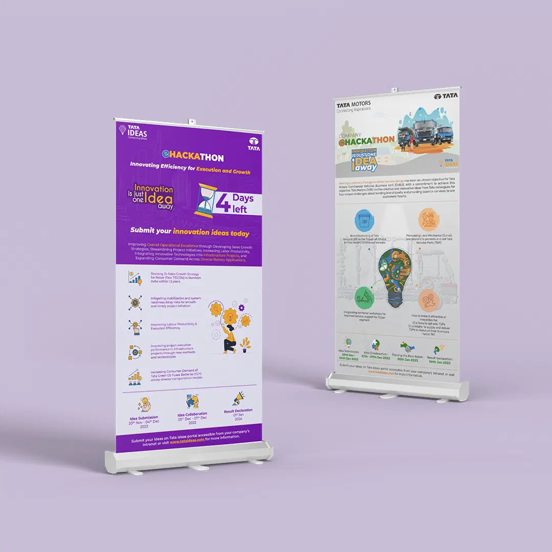 Custom Rollup Standee Design