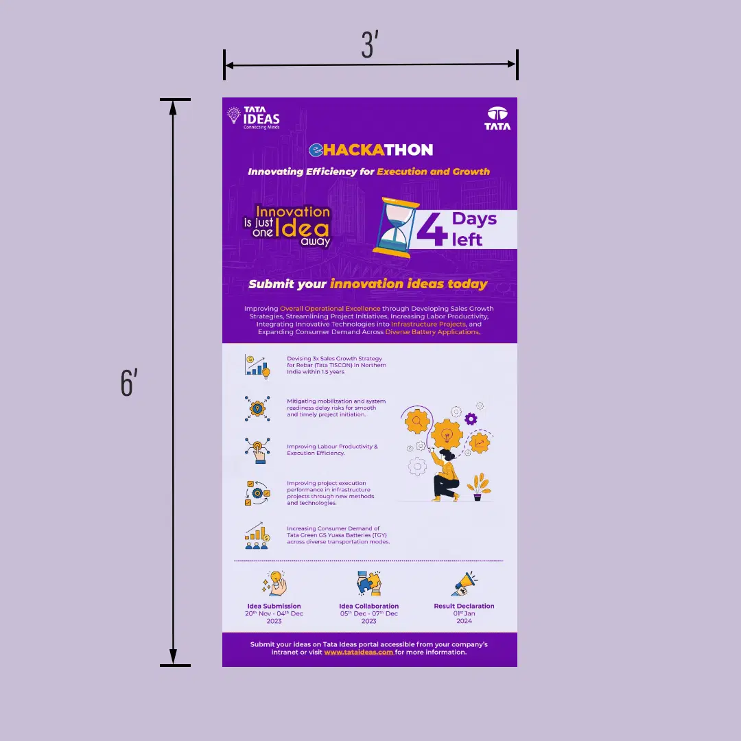 Custom Rollup Standee Design