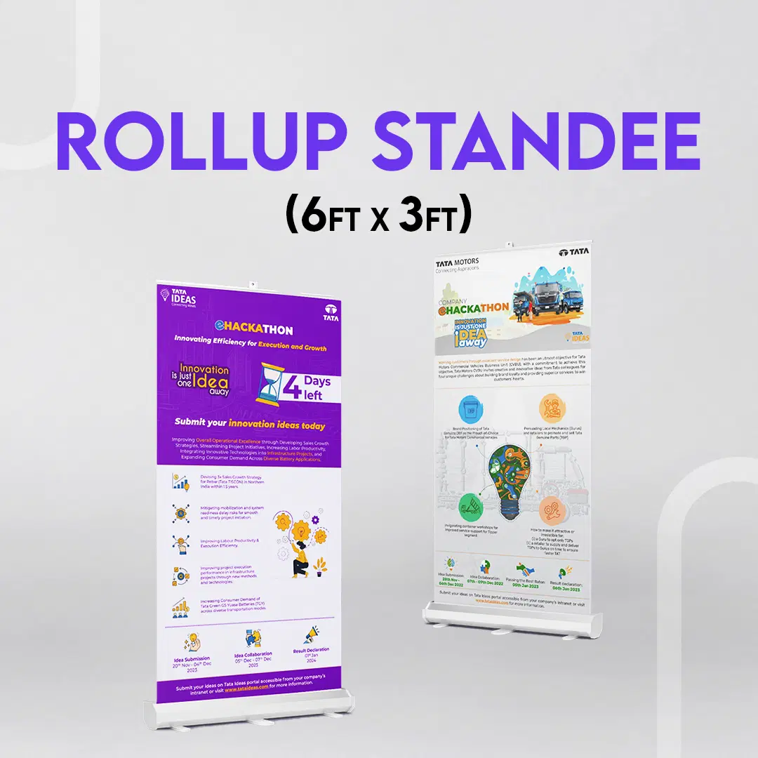 Custom Rollup Standee Design