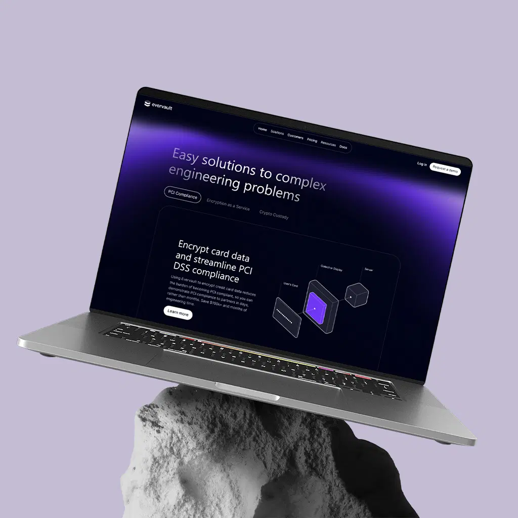 Website/Landing Page UI Design (4 Screens)