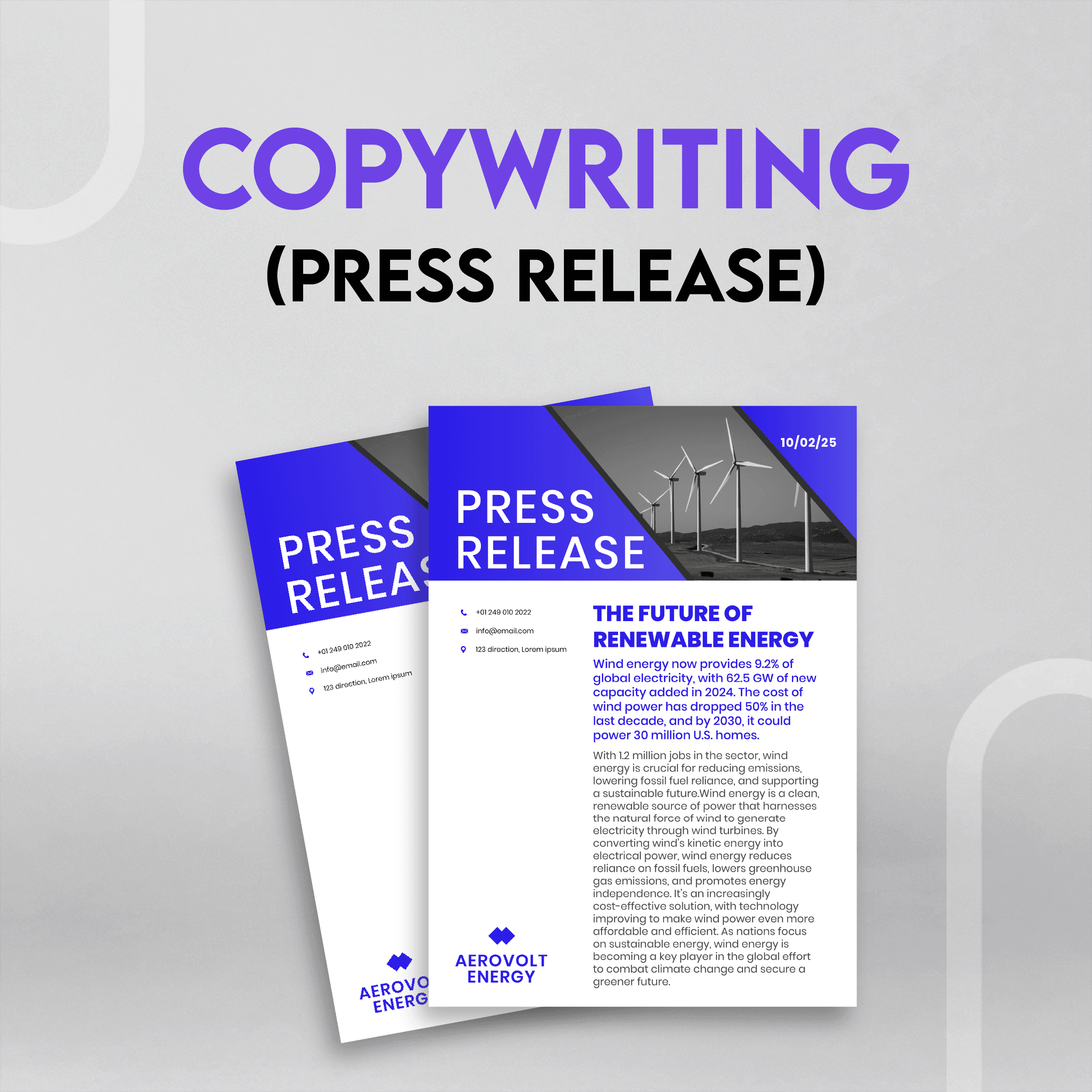 Copywriting (Press Release)