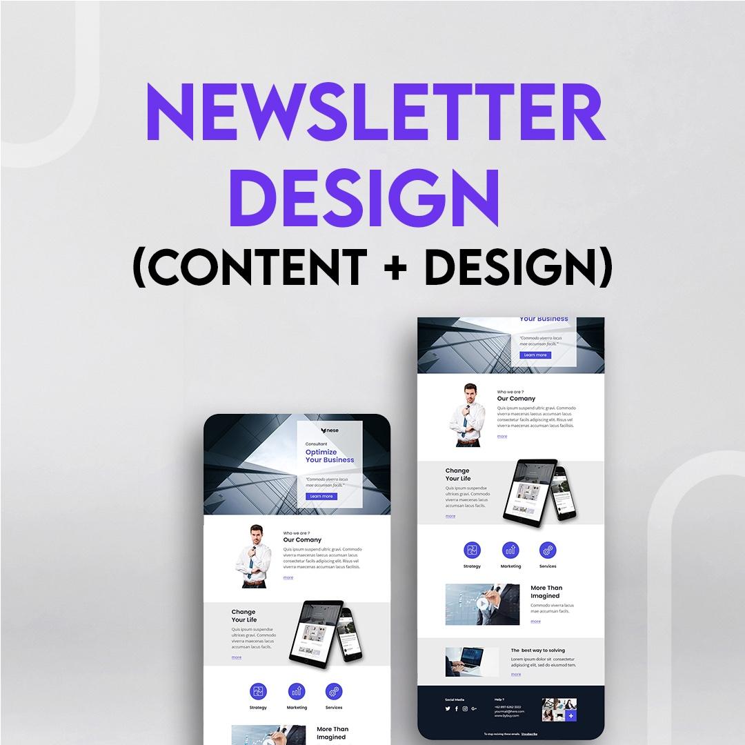 Newsletter Design (Content + Design)
