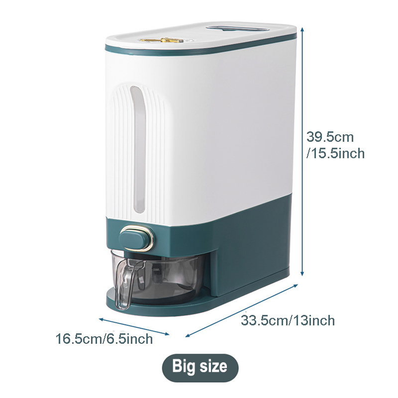Lebensmittelaufbewahrungsbehälter für z.B. Reis  /  Food storage containers for e.g. rice