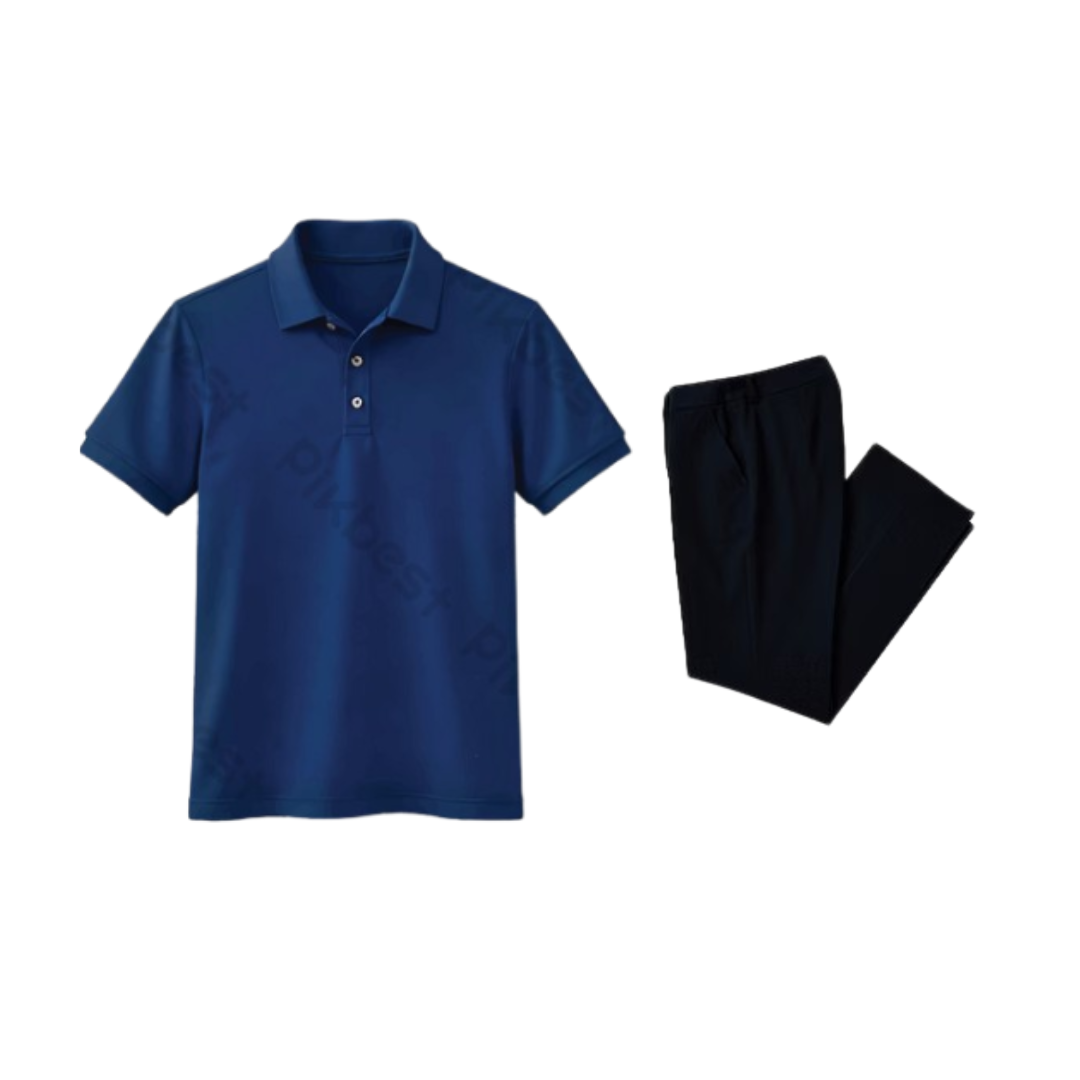 Men's Polo Shirt and Pants Set