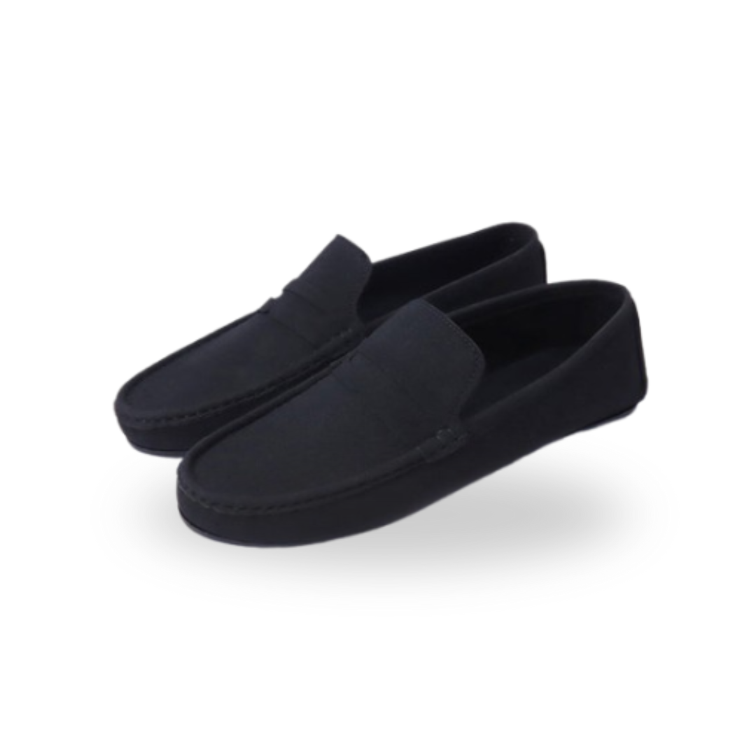 Men's Classic Black Loafers