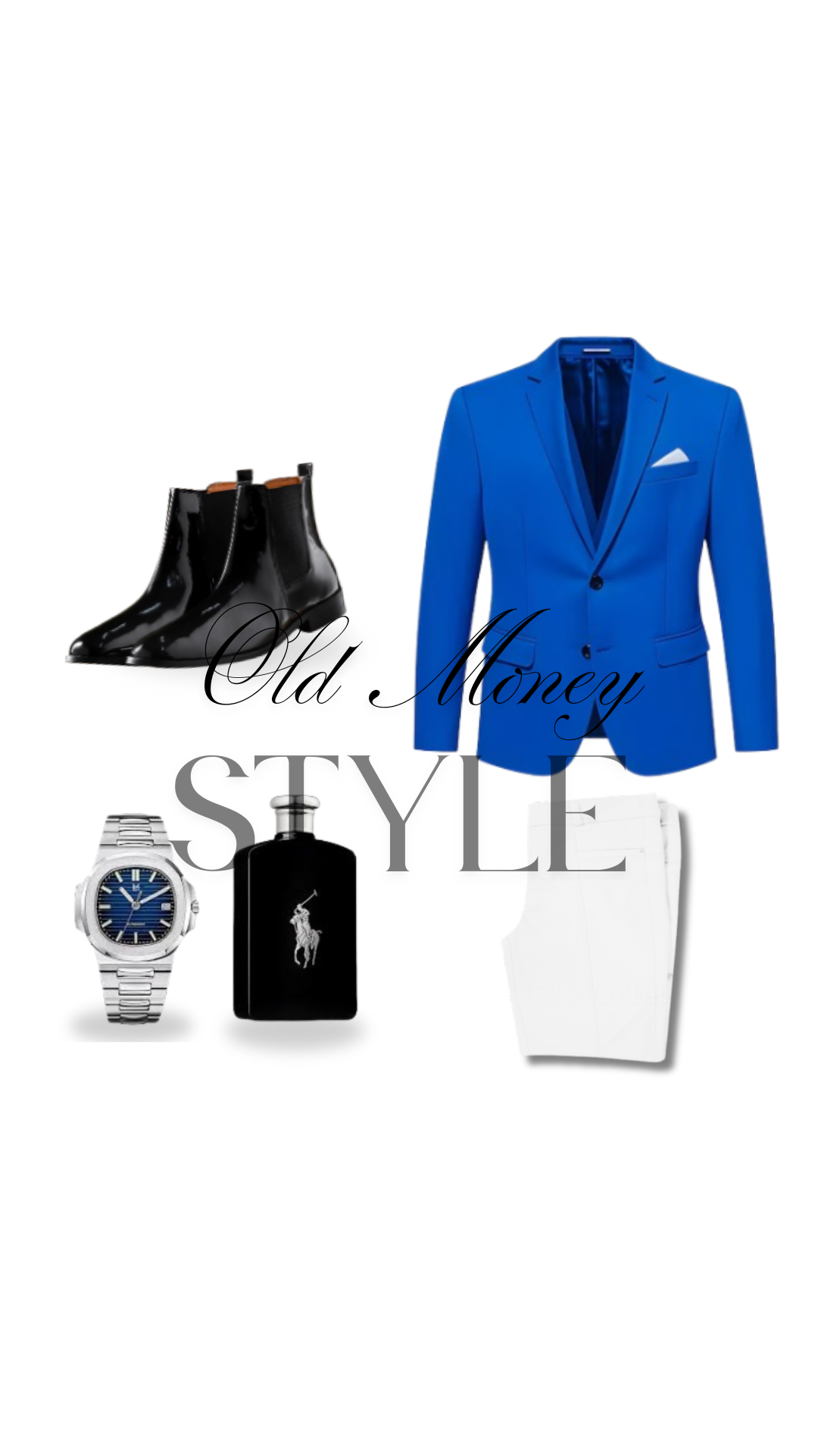 Blue Tailored Suit Jacket