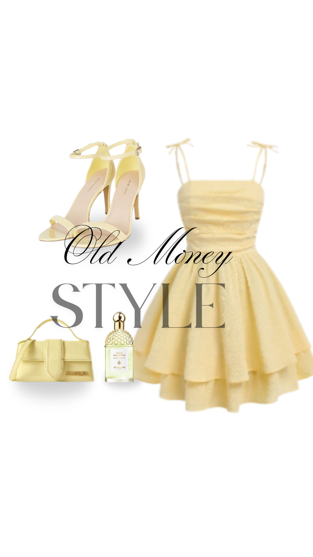 Elegant Yellow Summer Dress