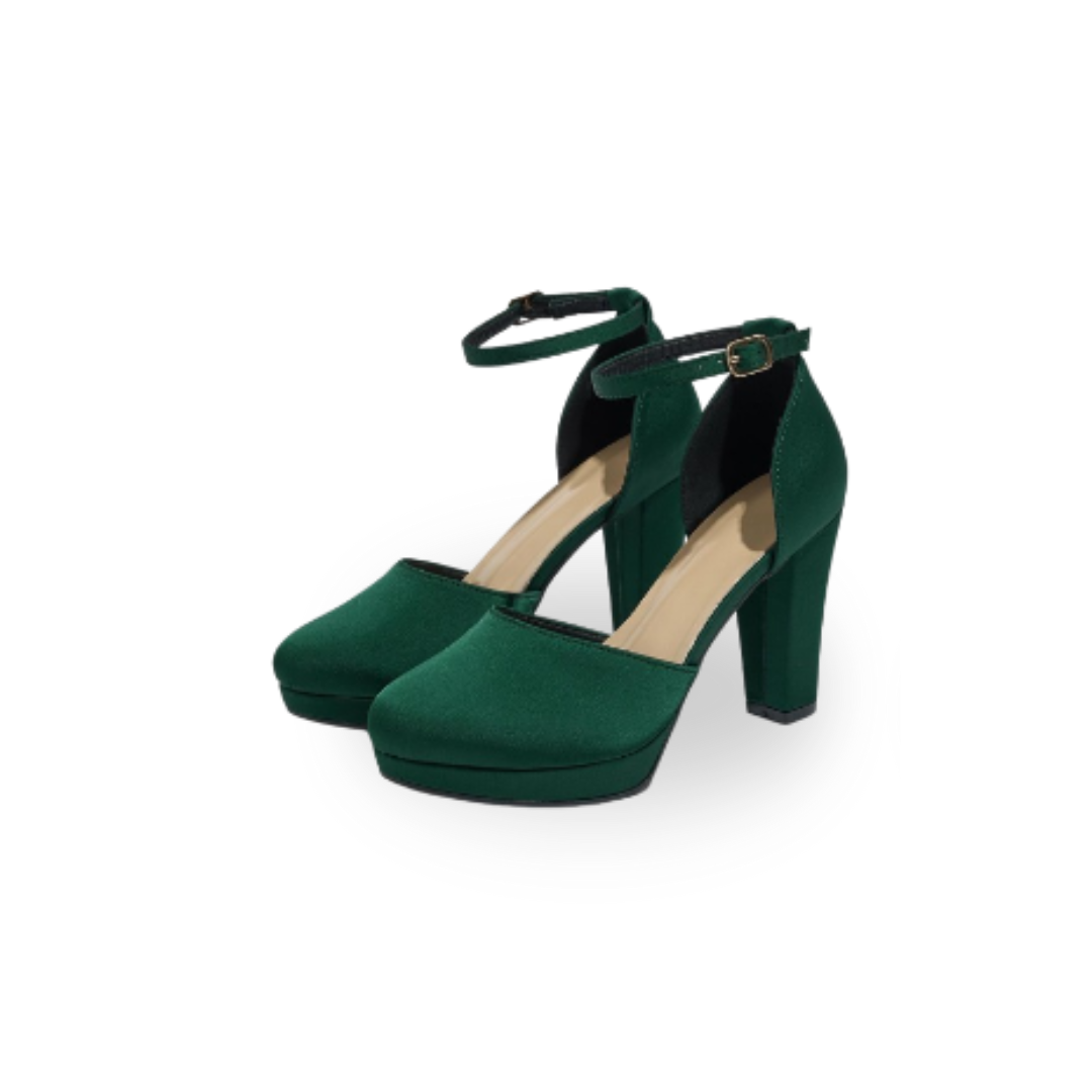 Emerald Green High Heel Pumps