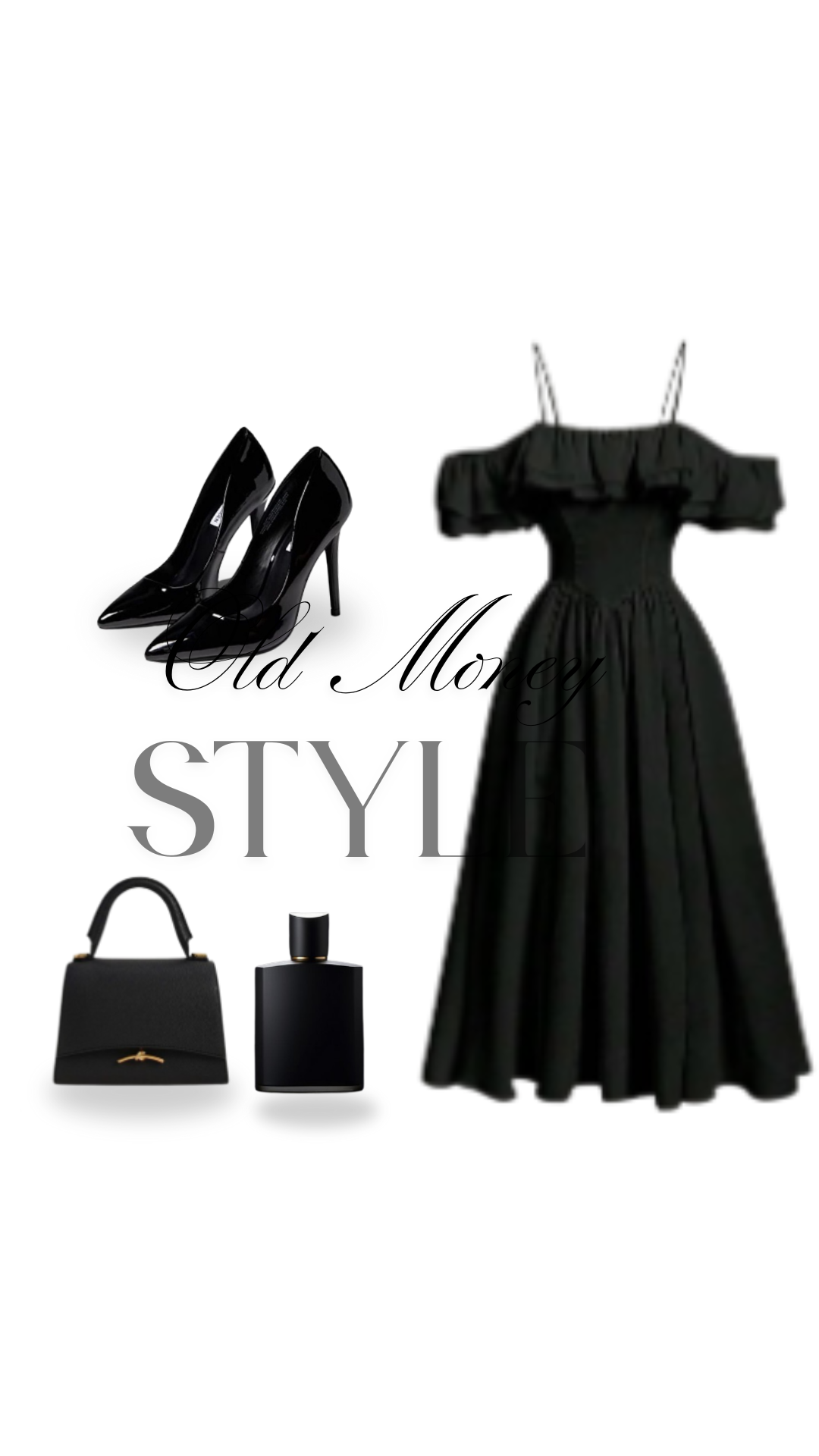 Elegant Black Off-Shoulder Dress