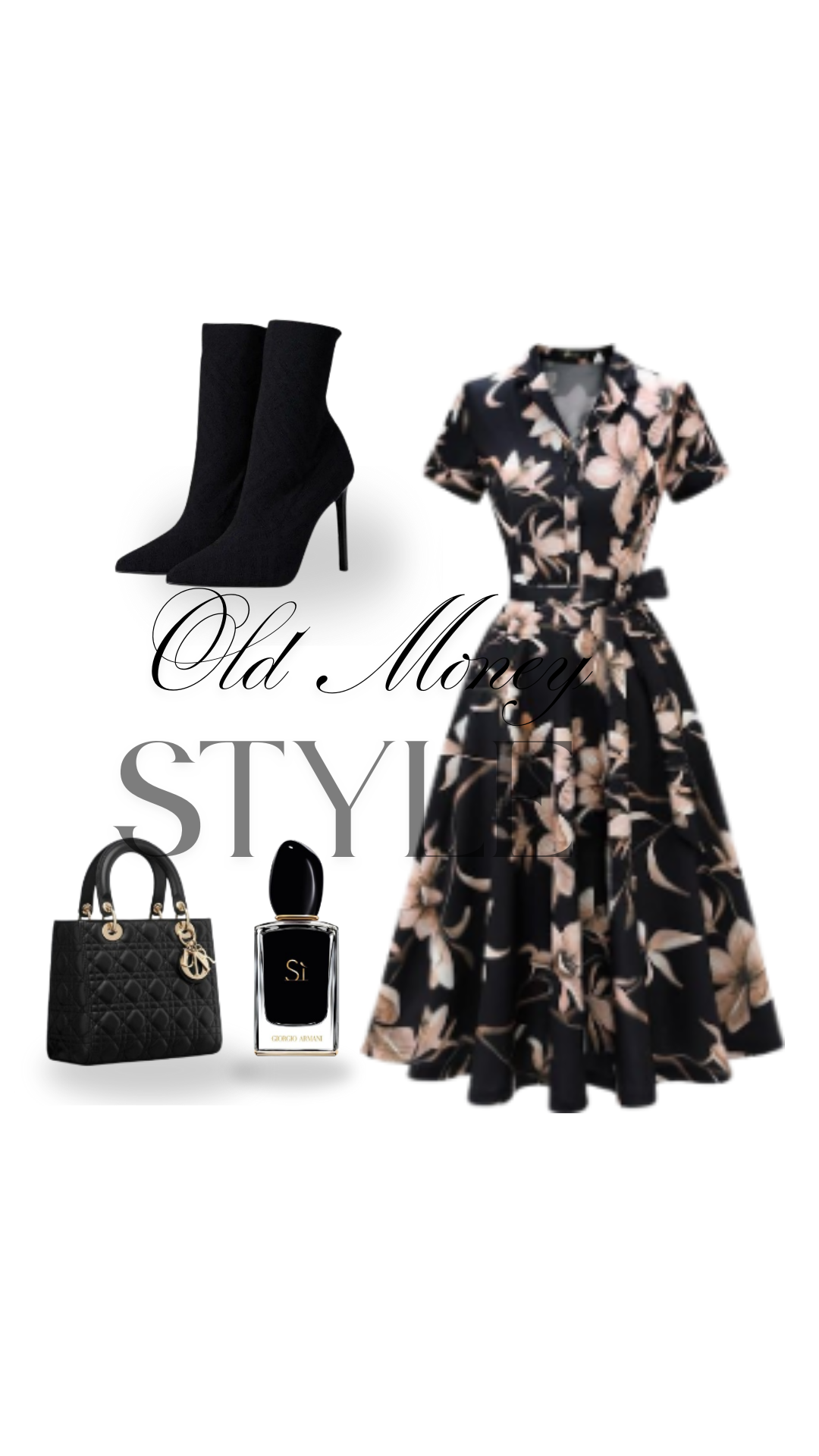 Floral Vintage Midi Dress