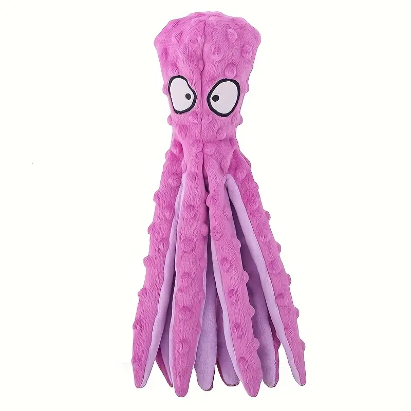 PLUSH OCTOPUS DOG TOY