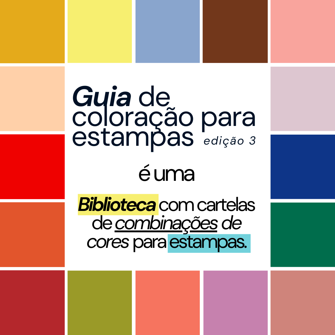 Guia de coloração para estampas - Edição 3