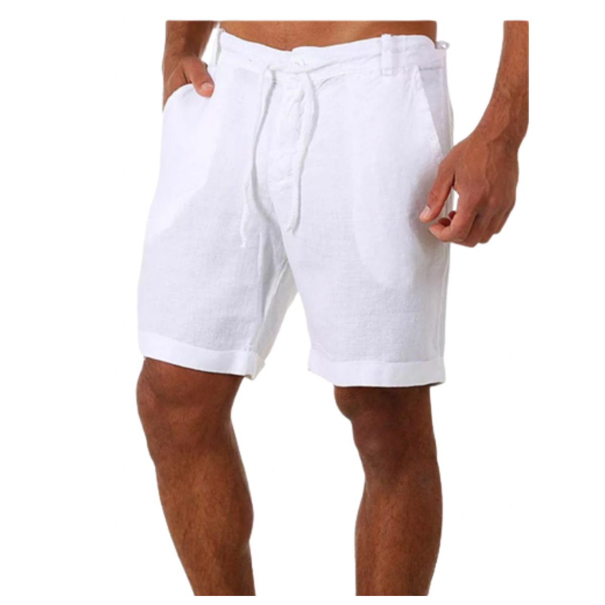 Bermuda em linho com viscose Alfaiataria..