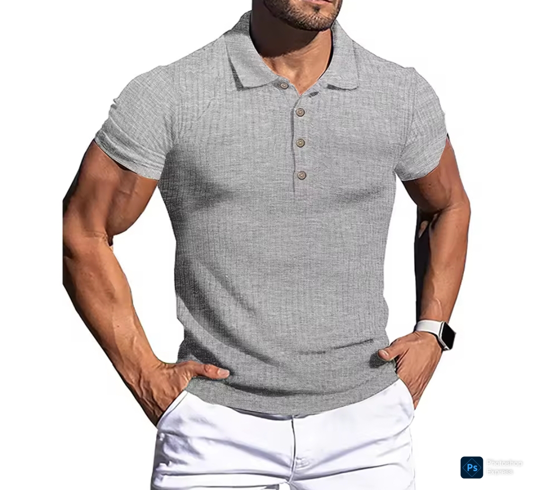 Camisa Polo Masculina Preta