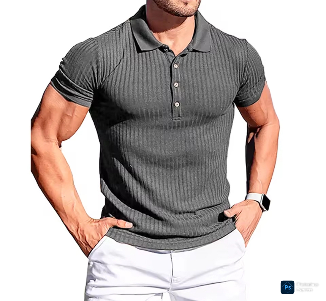 Camisa Polo Masculina Preta