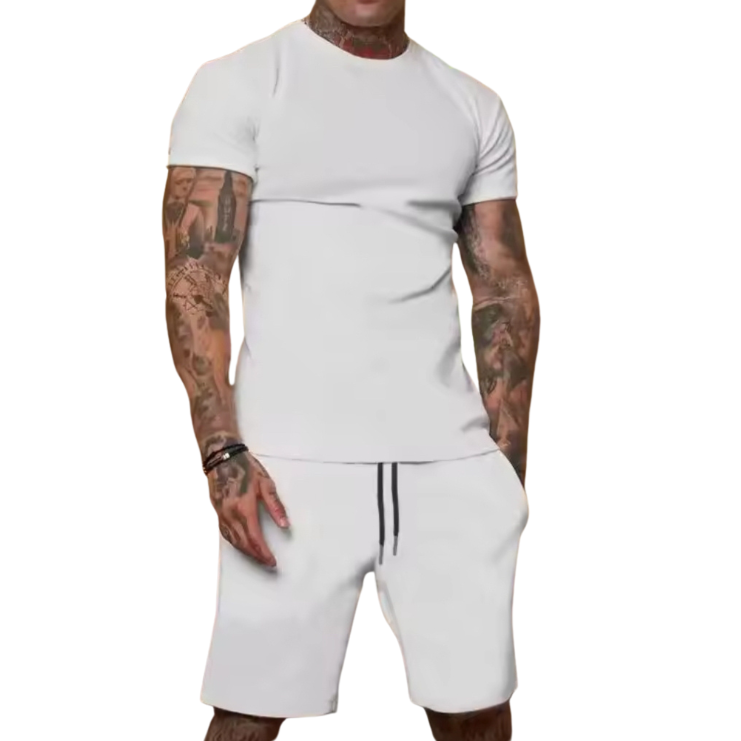 CAMISETA E CALÇÃO  EM MOLETINHO..