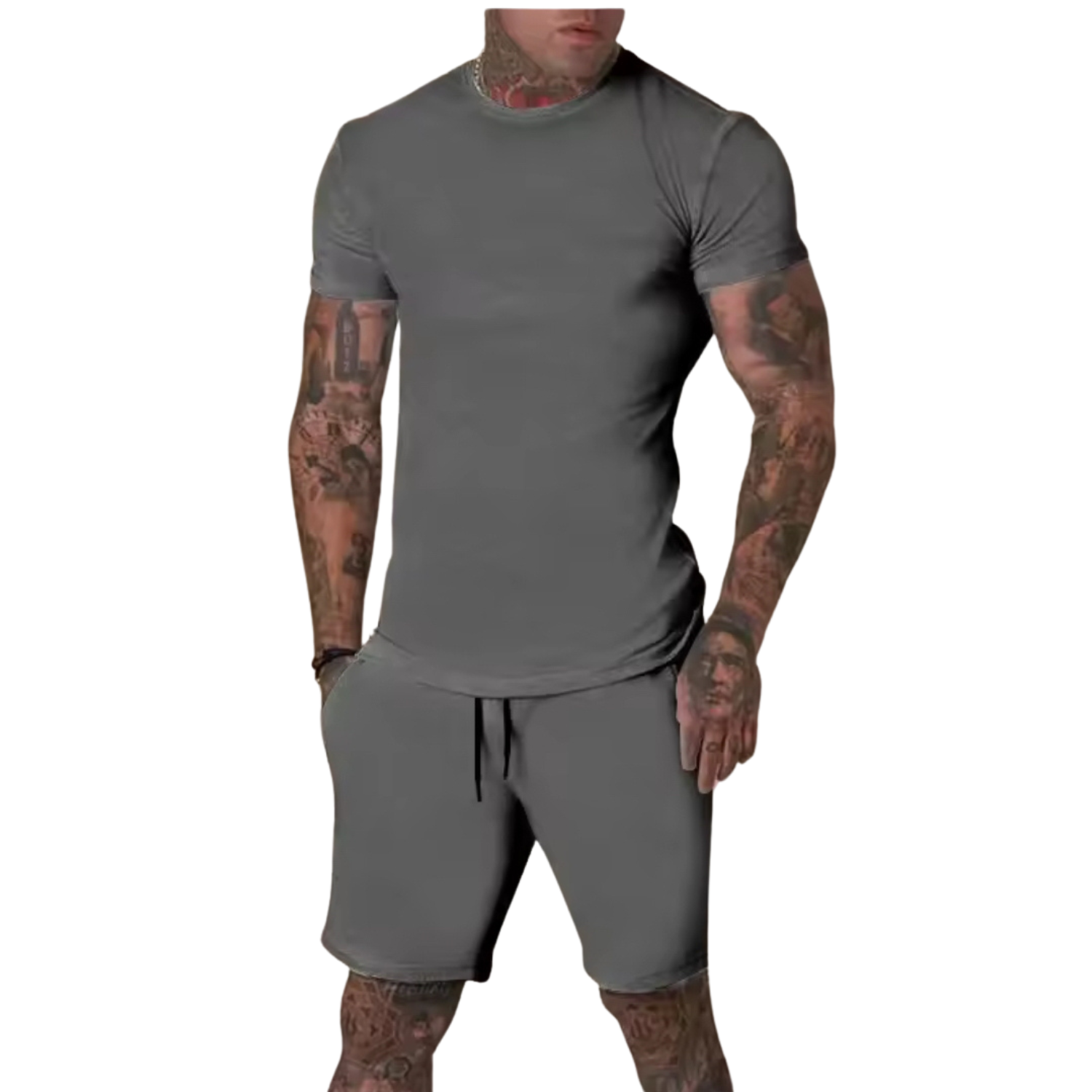 CAMISETA E CALÇÃO  EM MOLETINHO..