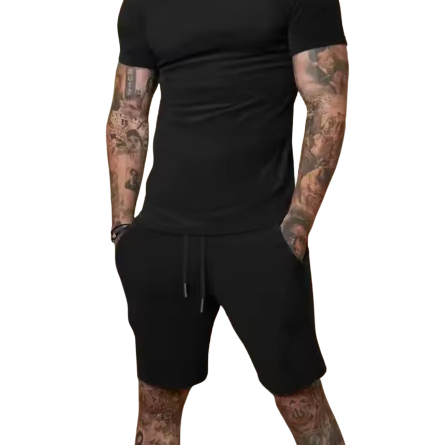 CAMISETA E CALÇÃO  EM MOLETINHO..