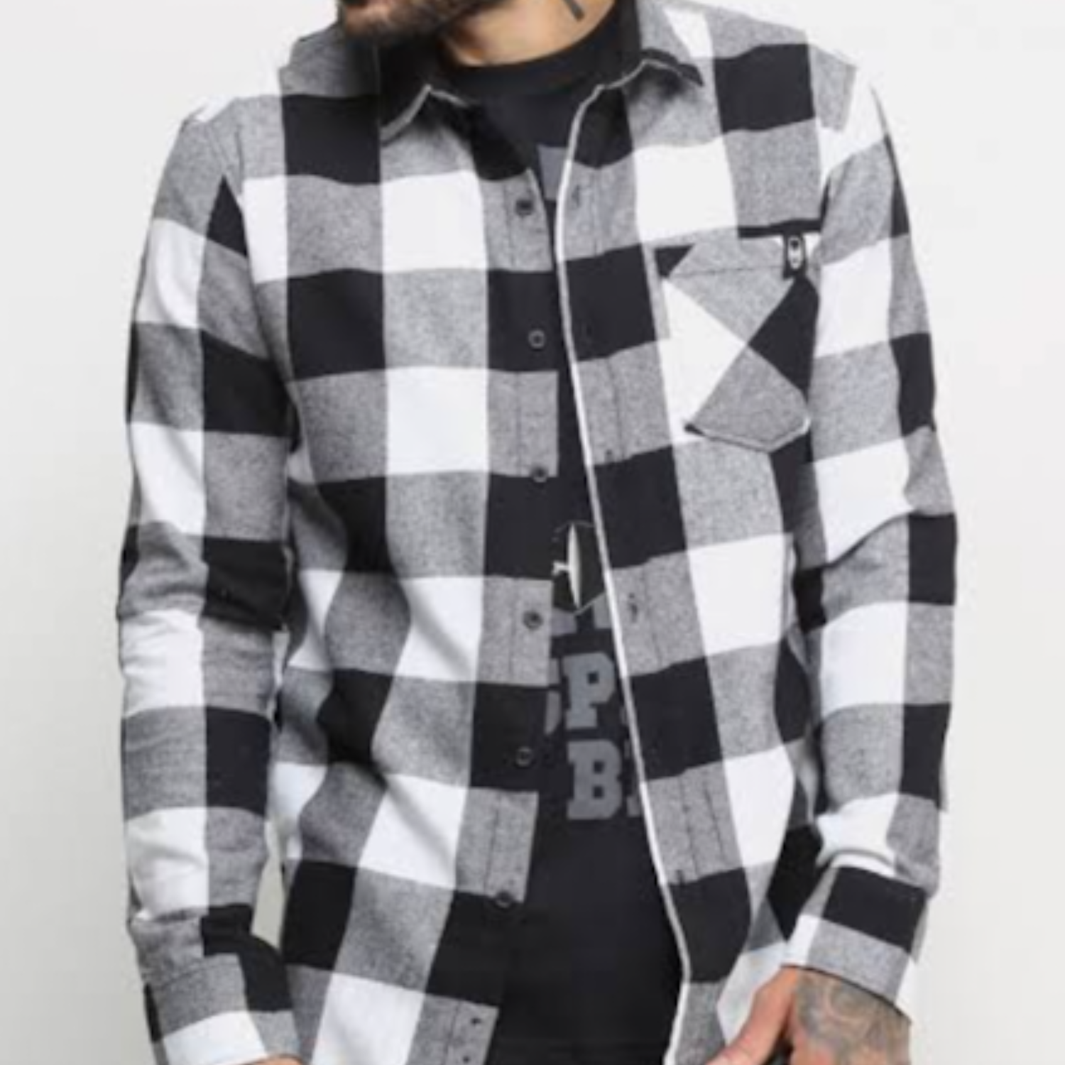 CAMISA XADREZ MANGA LONGA CORES.