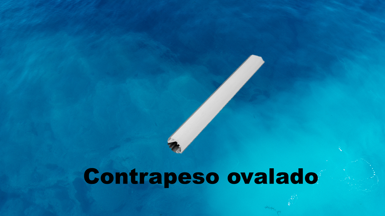 Contrapeso ovalado 