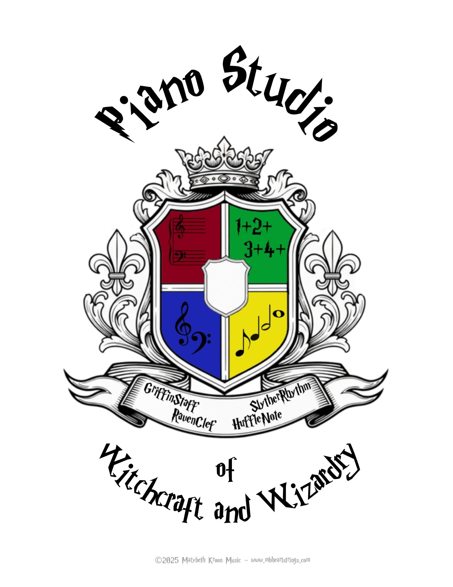 Piano Studio of Witchcraft and Wizardry Piano Notebook