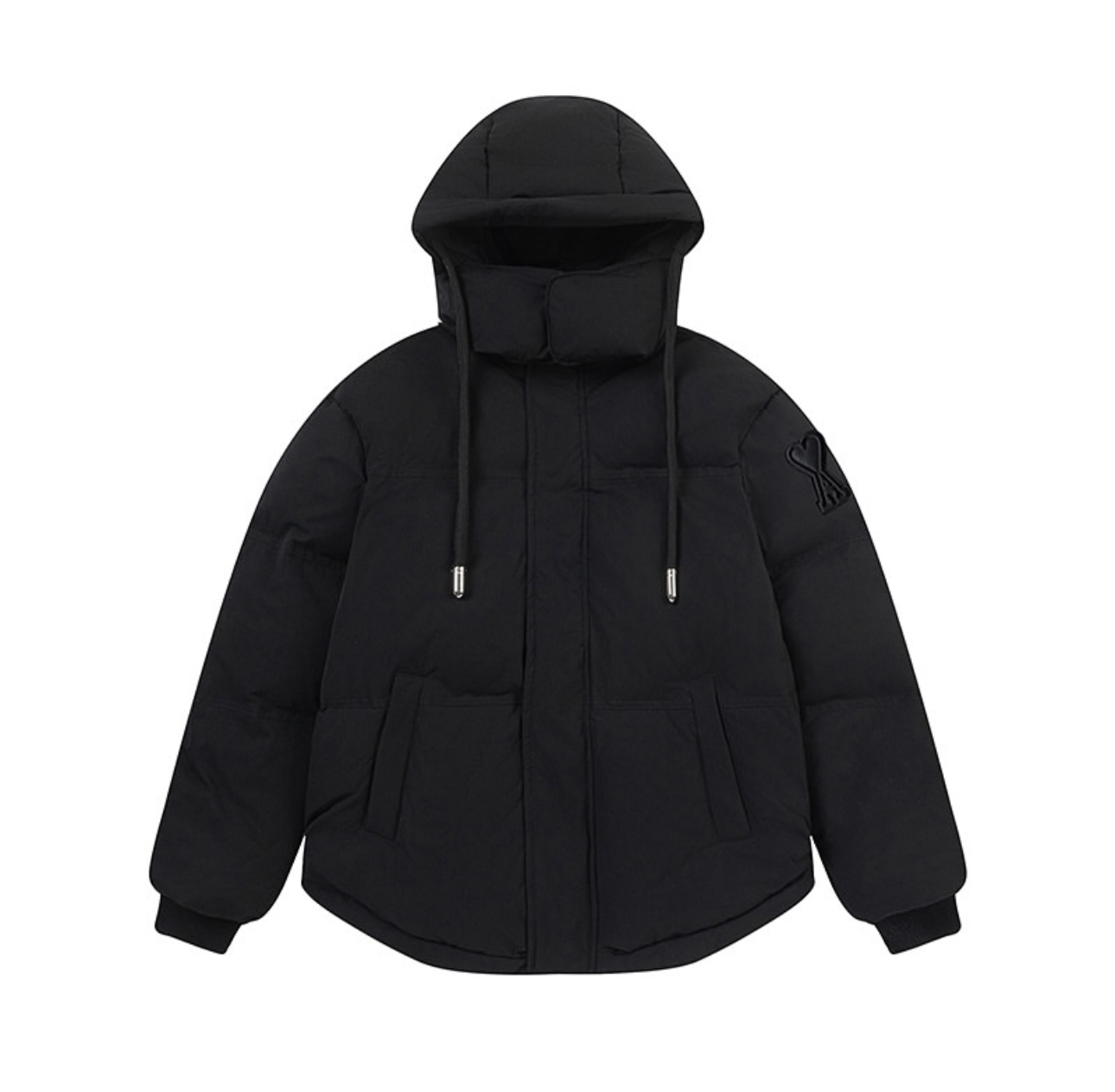 Ami Paris Ami de Coeur Patch Down Jacket