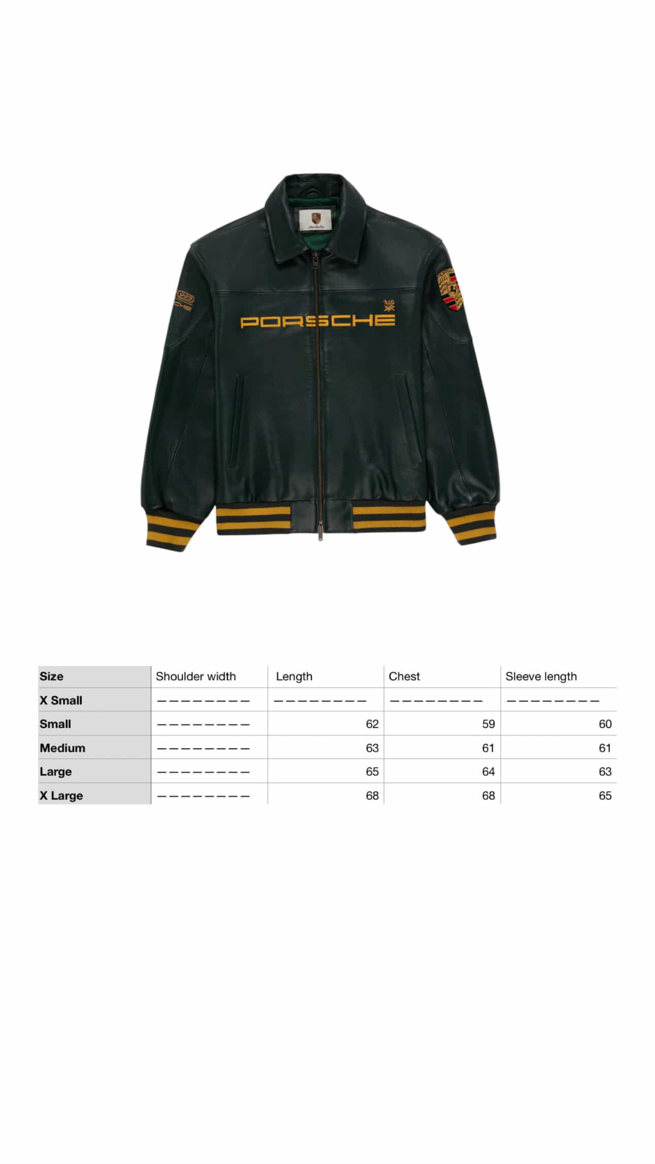 Aimé Leon Dore x Porsche 993 Turbo Leather Club Jacket