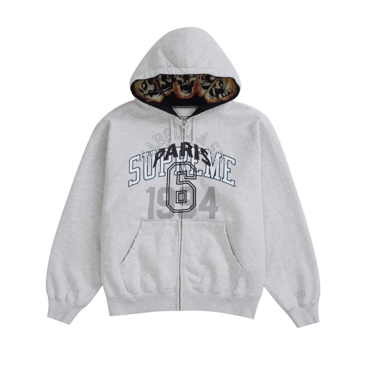 Supreme MM6 Maison Margiela Zip Up Hooded Sweatshirt