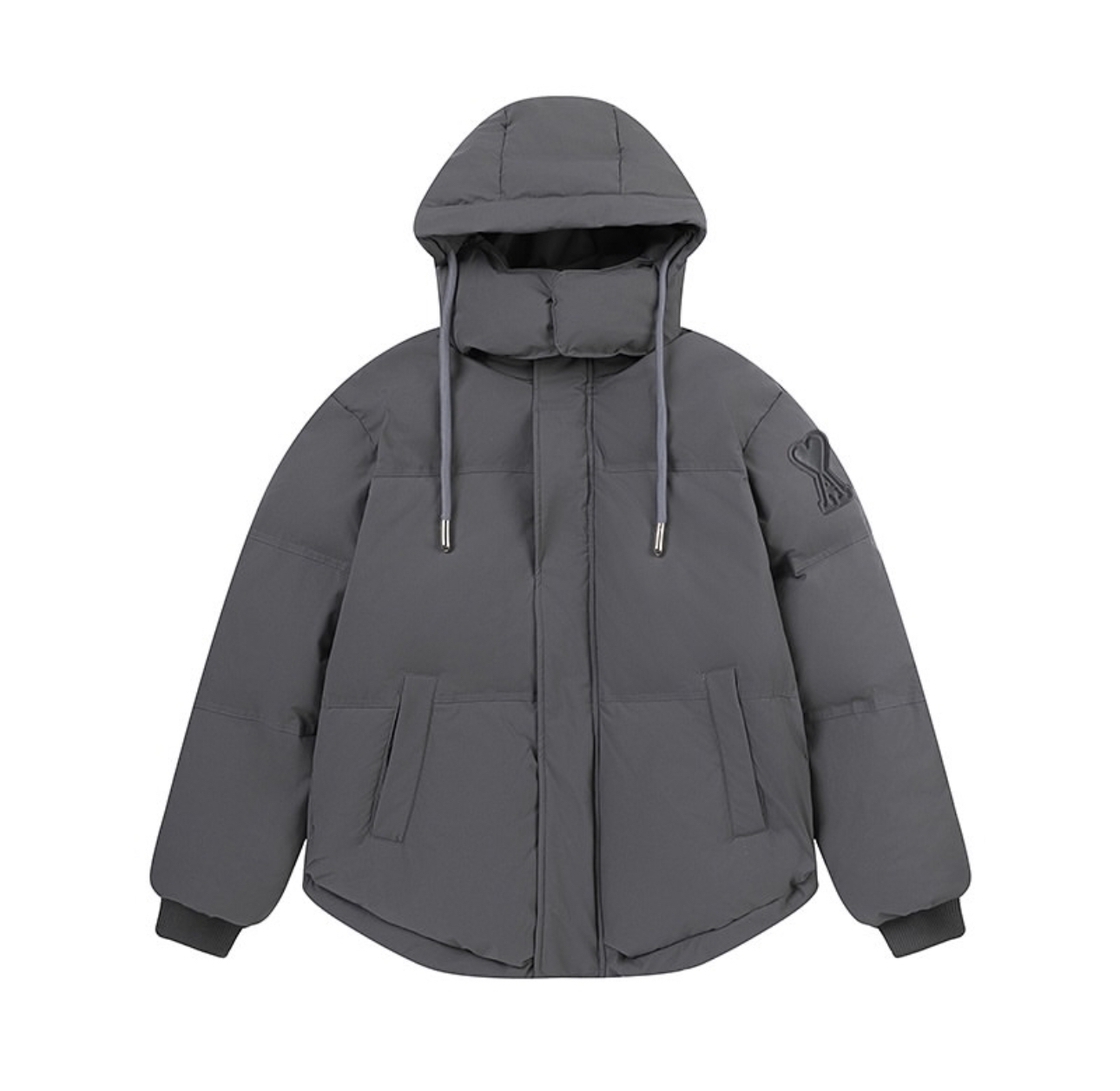 Ami Paris Ami de Coeur Patch Down Jacket