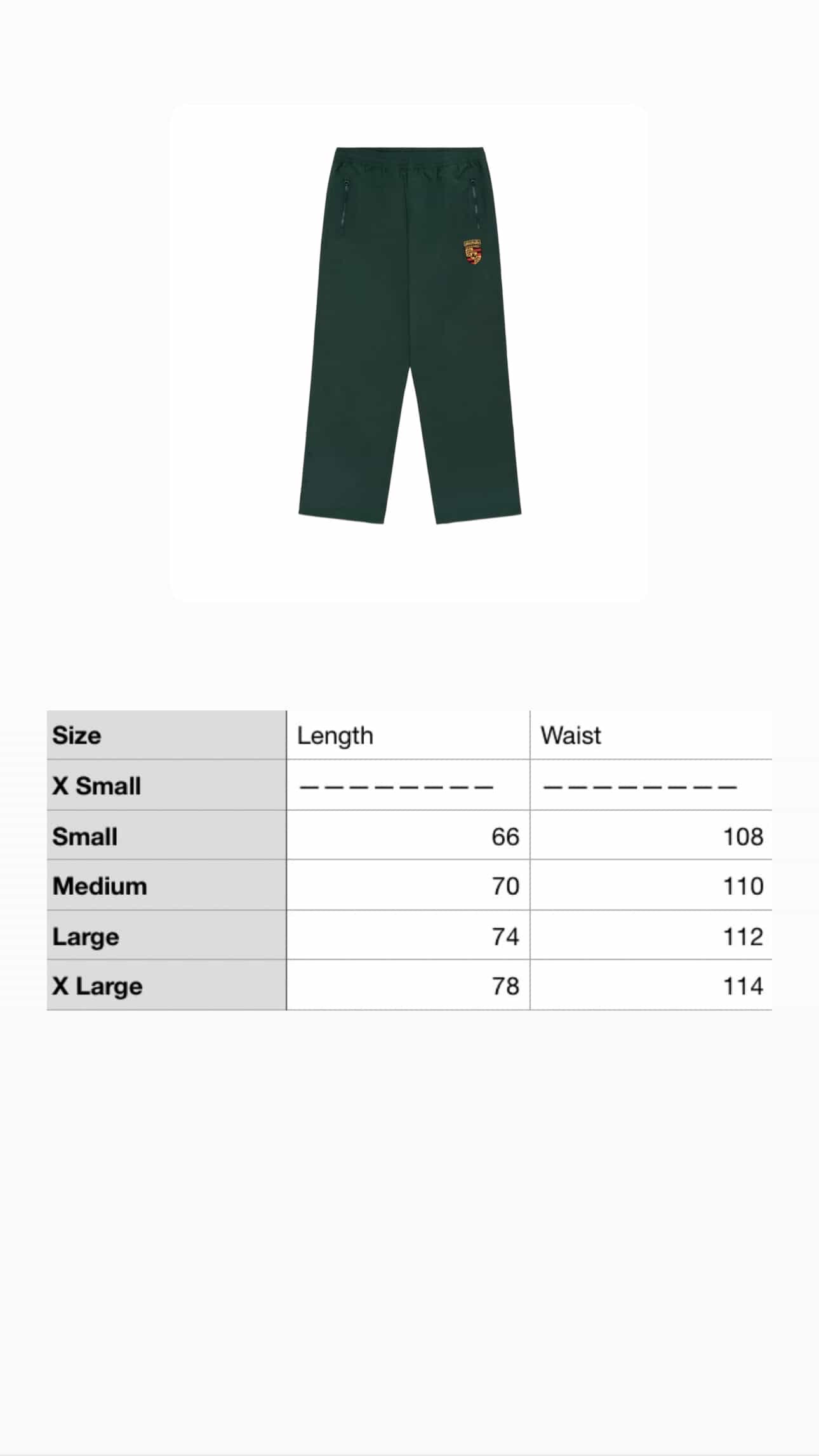 Aime Leon Dore x Porsche 993 Turbo Nylon Track Pant